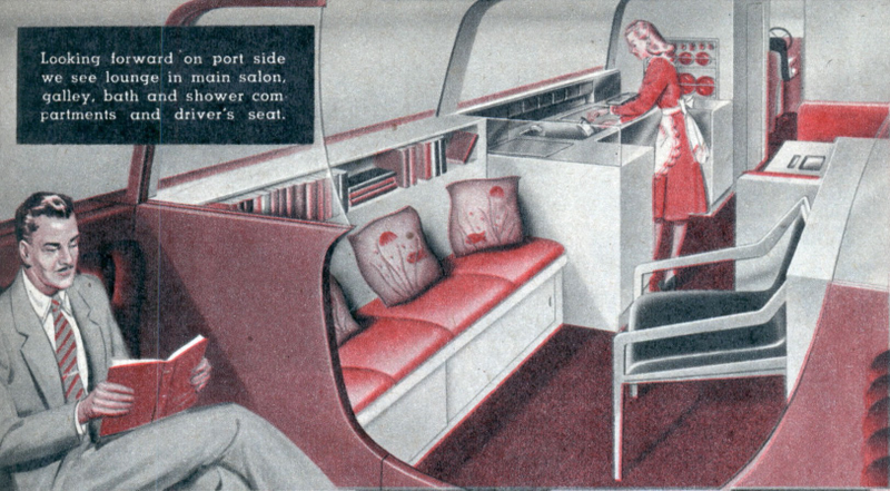 Illustration for article titled This Enormous Car-Boat Probably Needed Oceans of Oil to Run